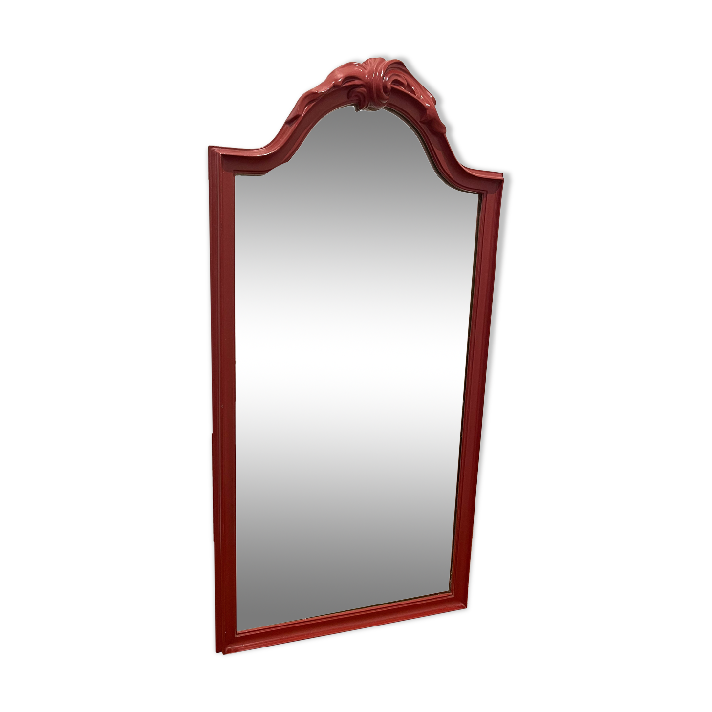 Red mirror, 32x64 cm