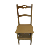 Chaise escabeau ancienne
