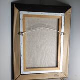 Winter landscape painting