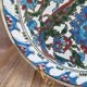 Vintage decorative plate Nassos Rodos-Hellas hand-painted