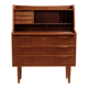 Restored teak cylinder desk