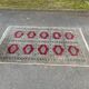 Persian oriental rug in burgundy red and gray wool 160x240cm