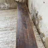 Solid oak bench