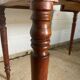 Office 2 drawers in solid wood turned legs year 1900