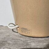 Beige ceramic lamp, Brussels factory, 1990