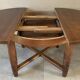 Vintage extendable wooden table from the 50s with independent extension