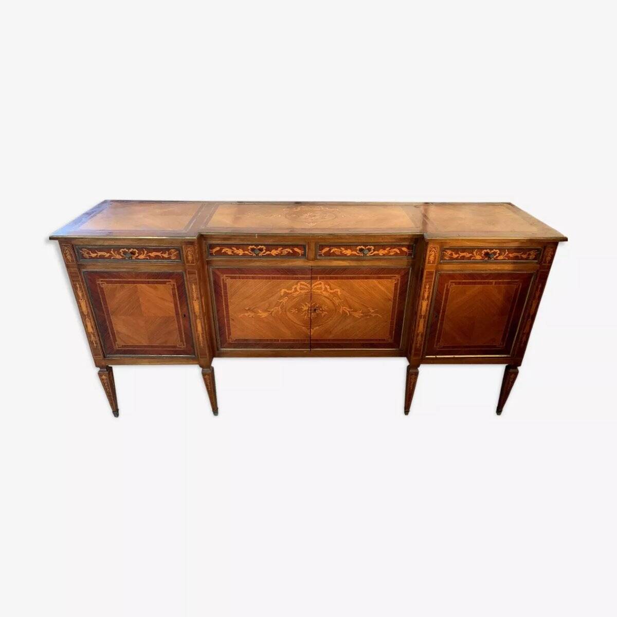 Marquetry Venetian enfilade – Louis XVI style