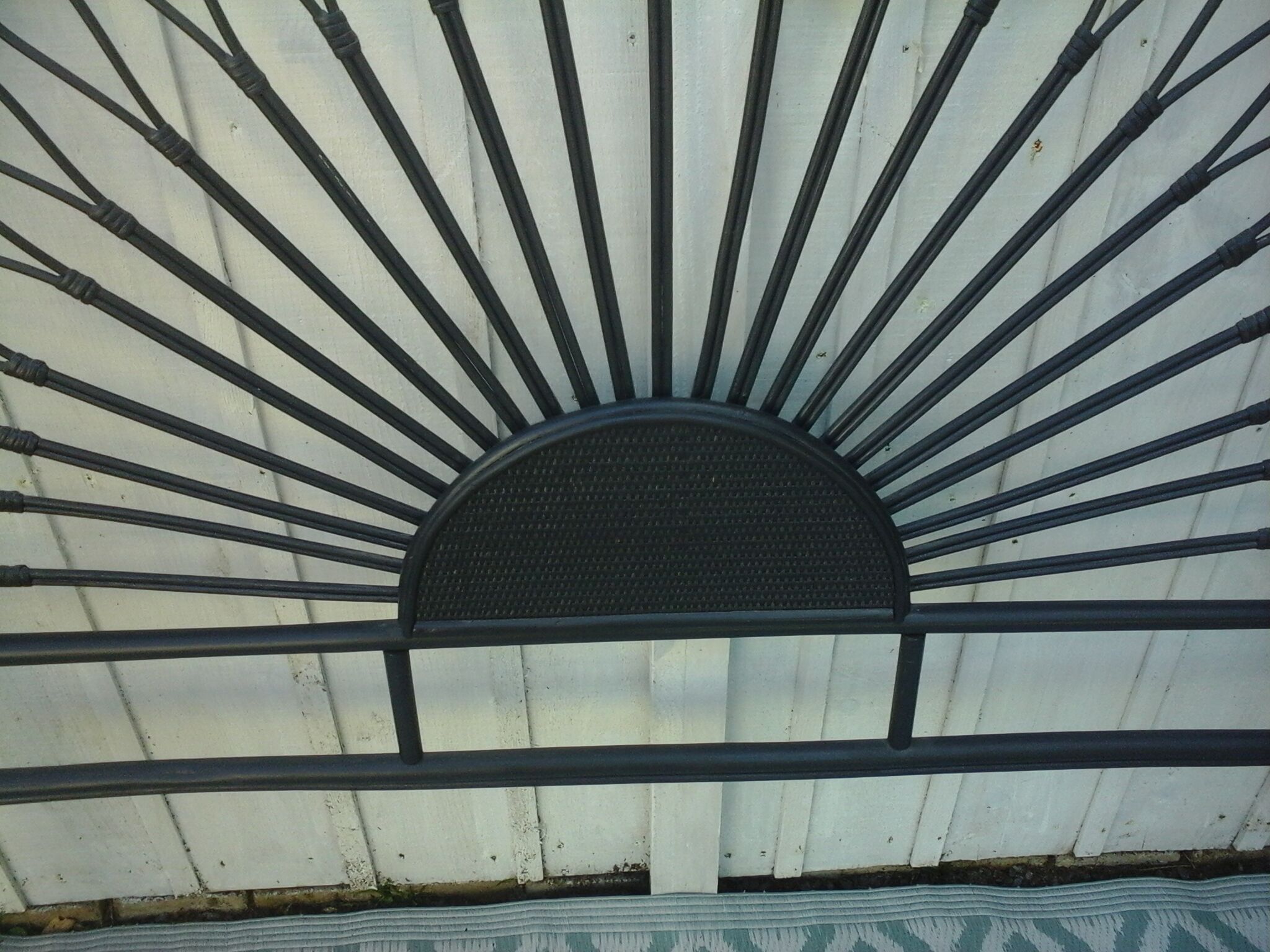 Headboard rattan for 2 people