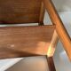 Étagère chêne design reconstruction vintage années 60
