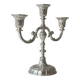 Silver three-branch candelabrum
