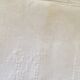 Six damask white towels and embroidered M N.