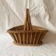 Panier en corde vintage