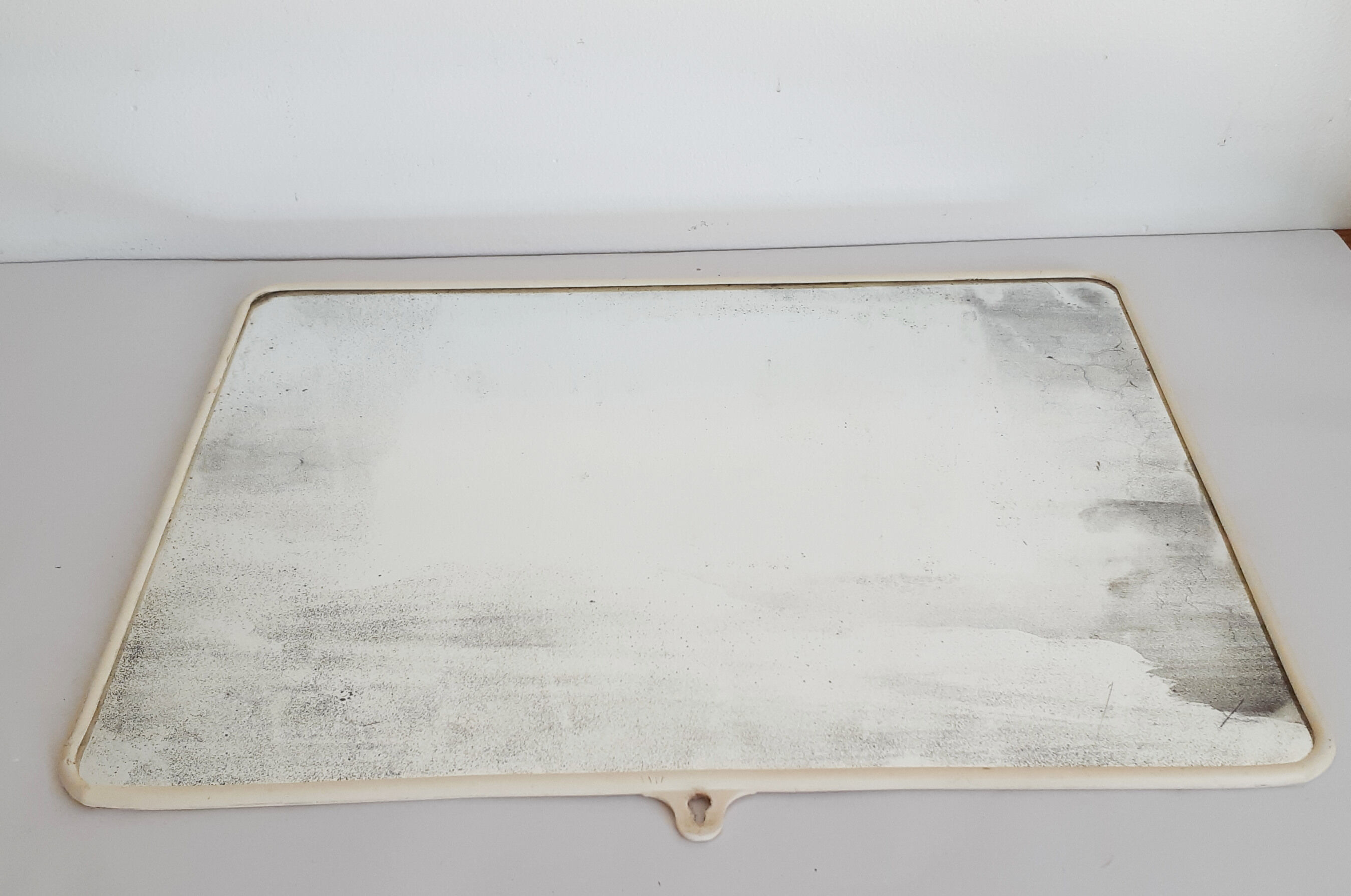 Vintage barber mirror 39 x 30 cm