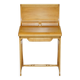 Bureau Art Nouveau attribué à Carlo Zen 1902 en érable moucheté