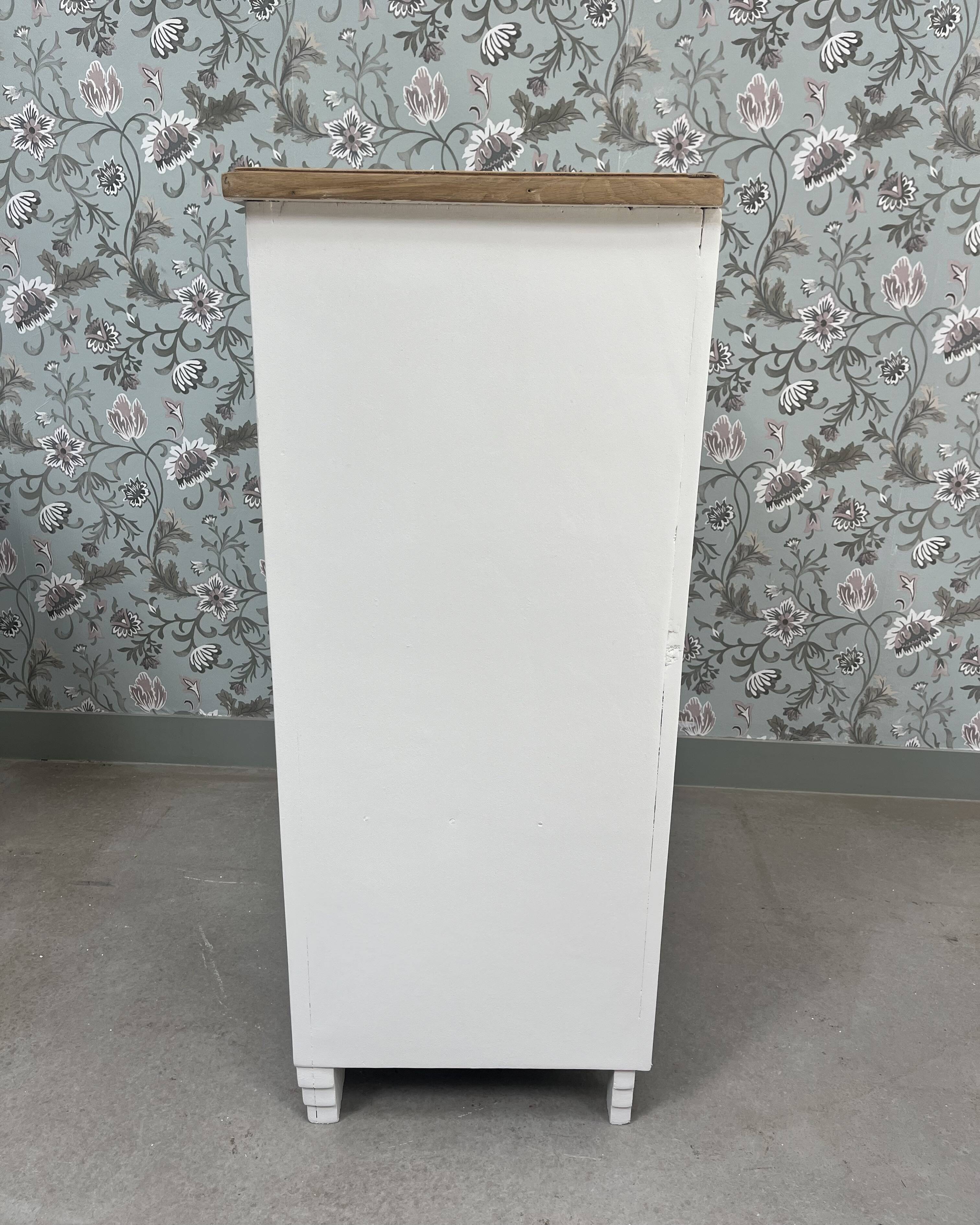 Renovated Art Deco glass sideboard