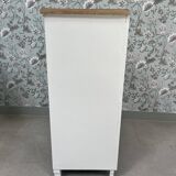 Renovated Art Deco glass sideboard