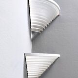 Pair of Egisto Corner Sconces by Angelo Mangiarotti for Artemide