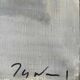 HST Marine painting "Industrial port" signed around 1950