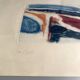 Jean bazaine, le nageur, 1951. aquatinte originale signée au crayon