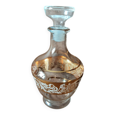 Carafe verre liqueurs vintage