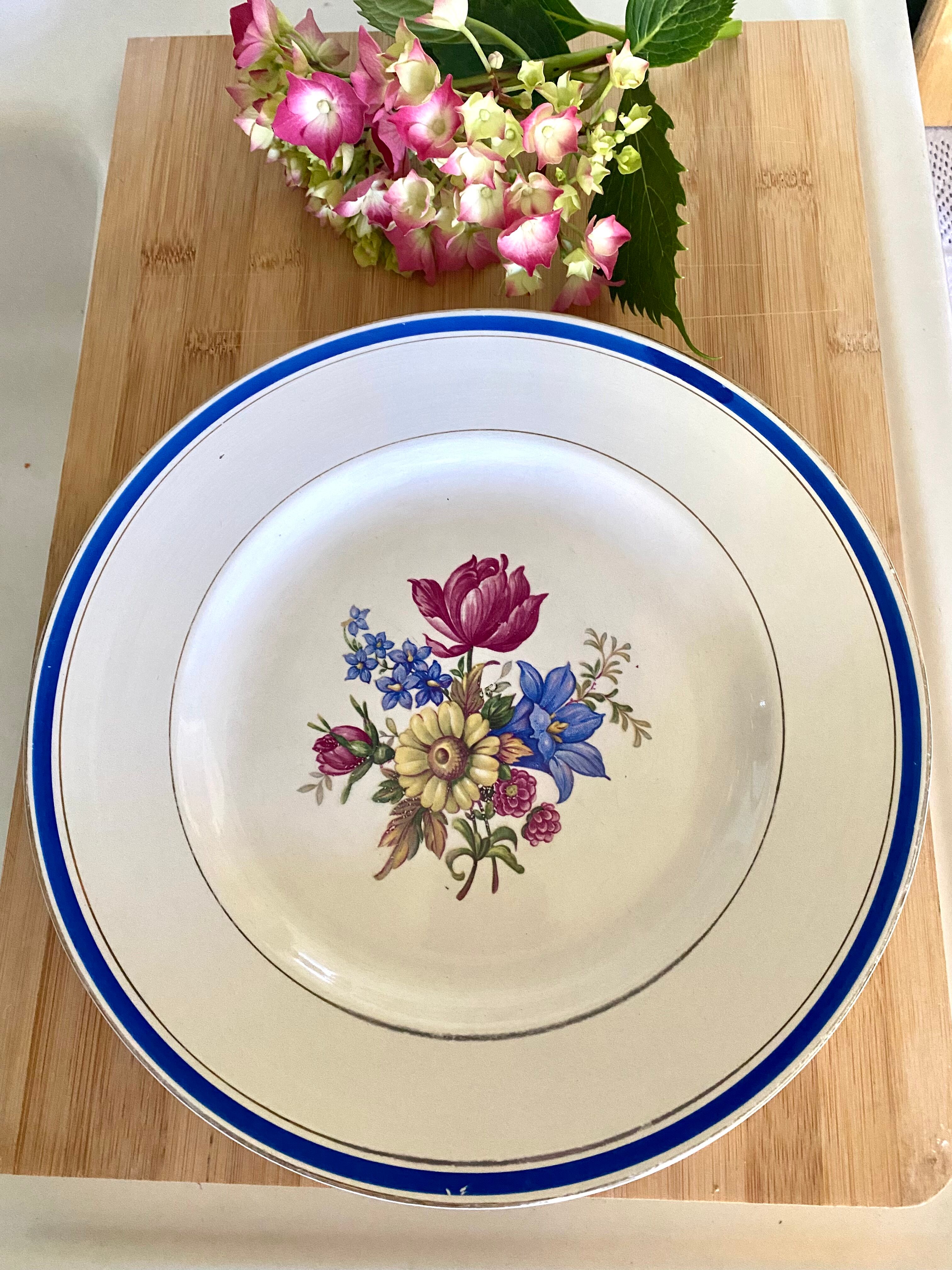 Round dish Sarreguemines and Digoin