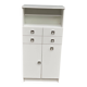 White bathroom storage cabinet from the 80s
