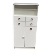 Armoire de rangement blanche salle de bain années 80