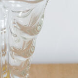 Vintage molded glass vase