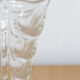 Vase en verre moulé vintage