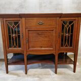 Buffet anglais vitré en acajou