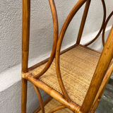 Rattan bookcase