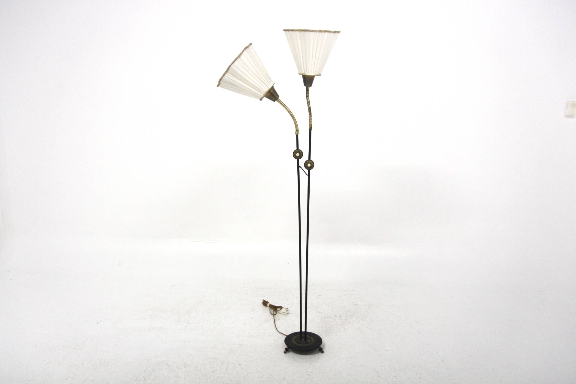 Lampadaire scandinave en métal, Suède, 1960