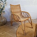 Rattan armchair for children