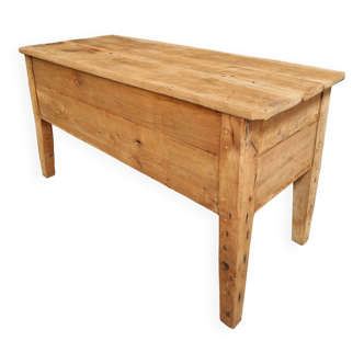 Antique side table flour trough chest TV furniture