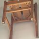 Vintage pine chair, old ski resort furniture