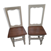 Paire de chaises lorraines