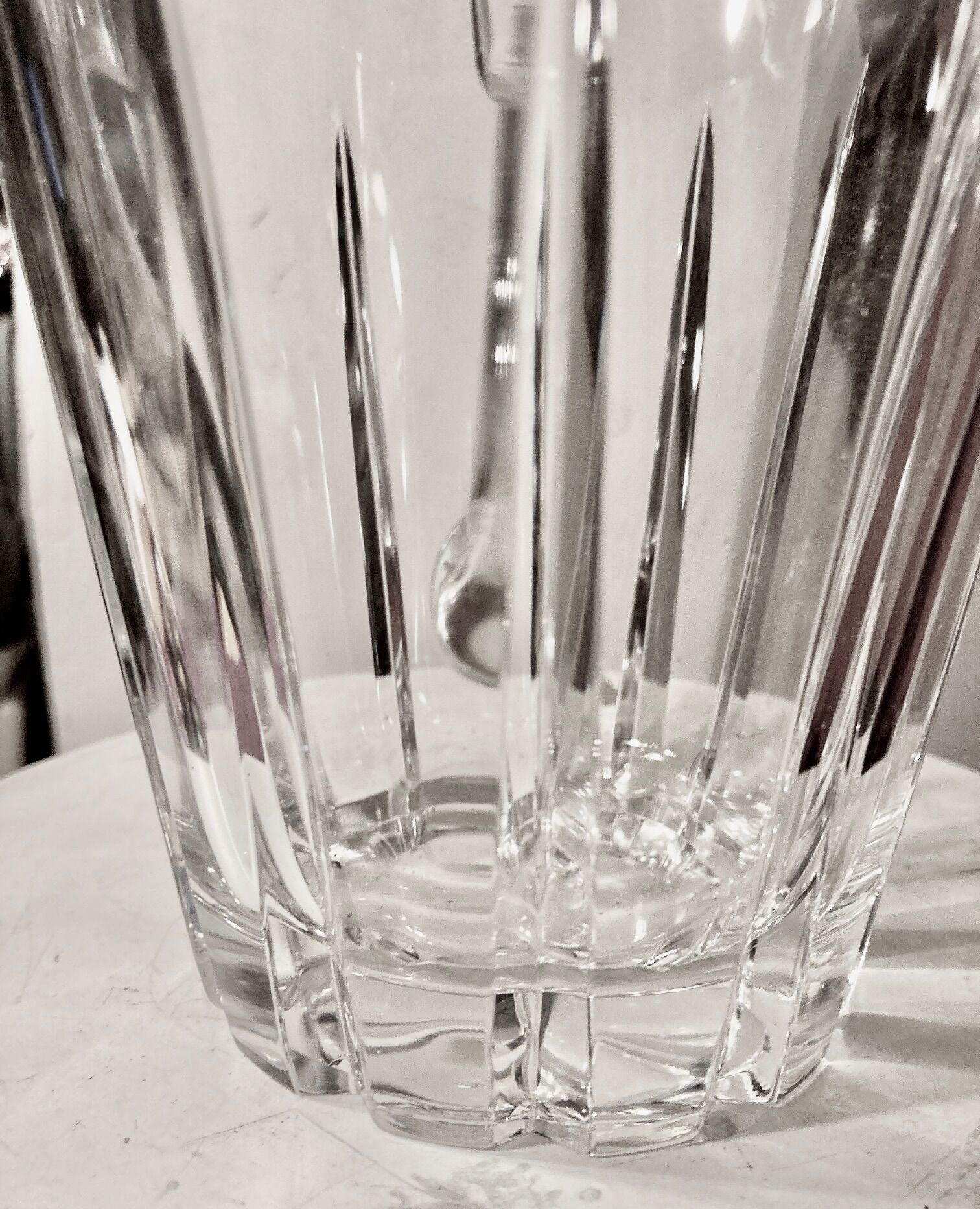 Crystal water pitcher