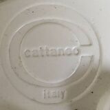 Cattaneo moulded plastic umbrella stand - space age design - Italy