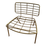 Fauteuil doré Mesh - Bloomingville