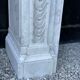 Napoleon III fireplace in Carrara marble