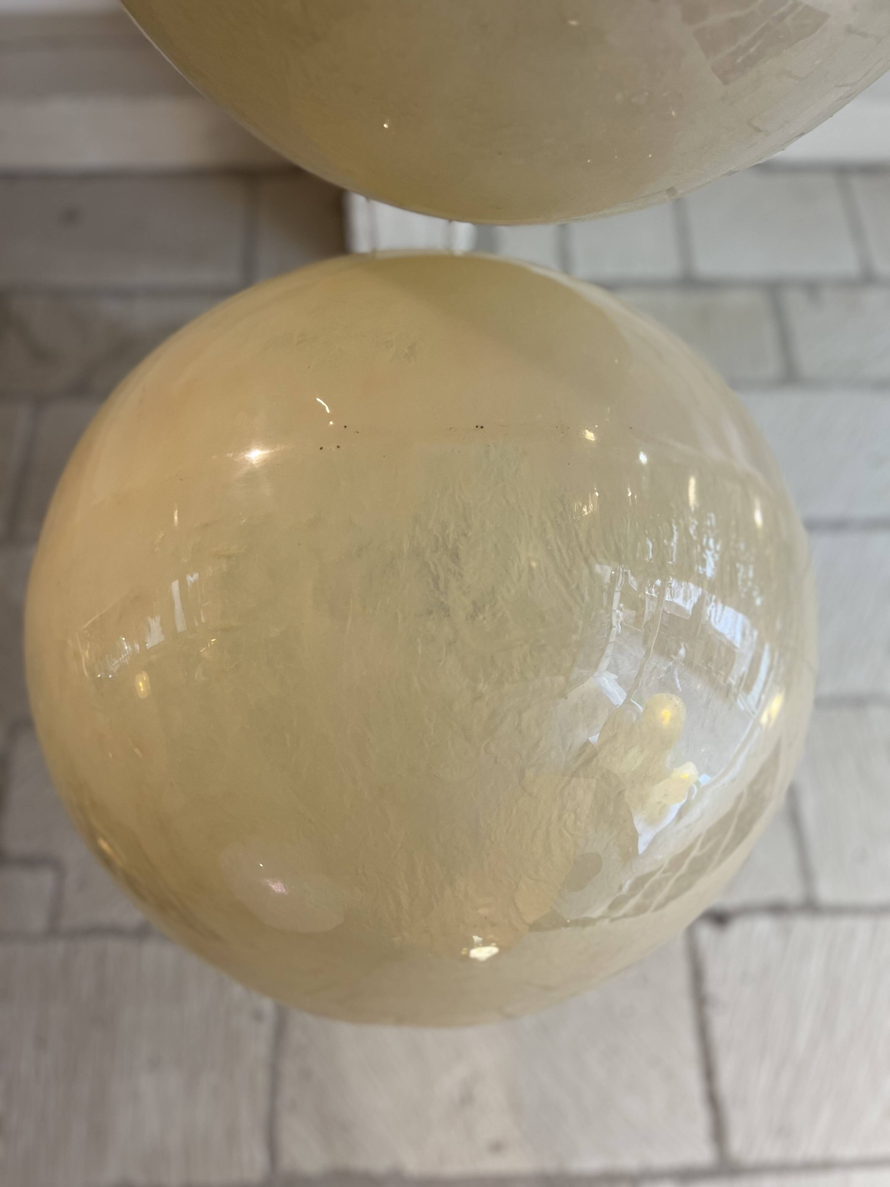 1. A resin ball pendant light, 1970