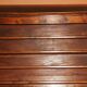 Sideboard with half-columns in walnut, Empire period.