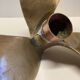 Antique Marine Three-Blade Boat Propeller Solid Bronze Early 1900s