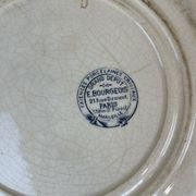 Antique plate from the late 19th century.