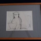 Nature morte cubiste dessin