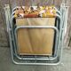 Paire de chaises vintage pliantes de camping