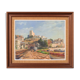 Post impressionist landscape with boats, Ramón Mas i Mas