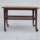 1970s, Danish coffee table, wheels, teak wood.