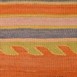 5x8 Shades Of Burgundy Persian Kilim Rug, 153x239Cm