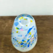 Vintage glass art vase Hans Jürgen Richartz 23 cm